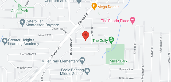 map of 102 763 MILLER AVENUE